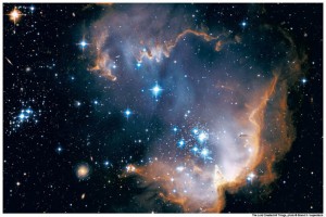 A satellite photo of the universe.