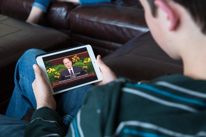 Watching Mormon General Conference on
