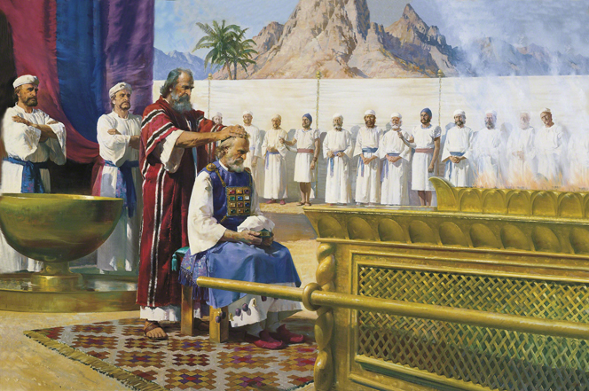 Moses calls Aaron to the ministry