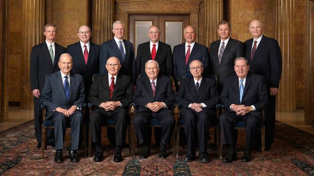 Quorum of the Twelve Apostles is the head of the LDS Church organization