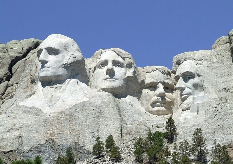Mount Rushmore honors our past presidents