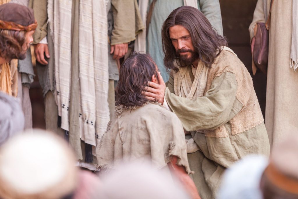 Jesus cast out devils from an ailing man.
